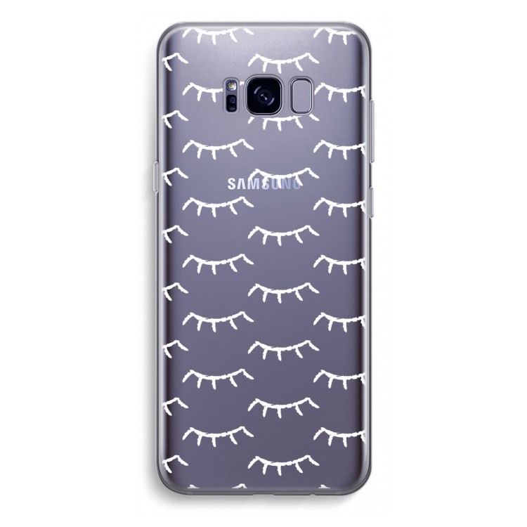 Wimpers: Samsung Galaxy S8 Plus Transparant Hoesje