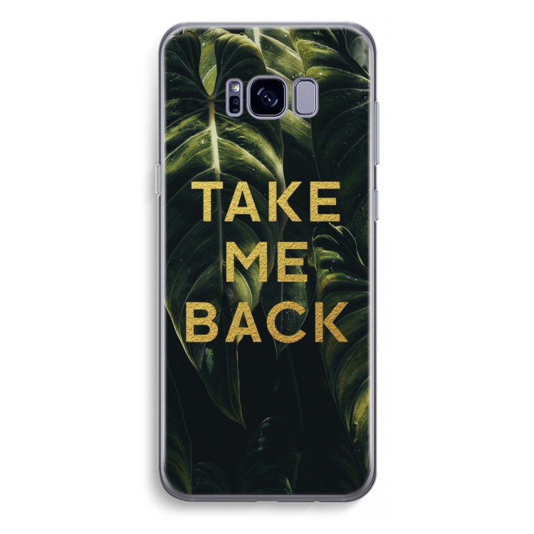 Take me back: Samsung Galaxy S8 Plus Transparant Hoesje