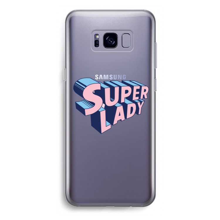 Superlady: Samsung Galaxy S8 Plus Transparant Hoesje