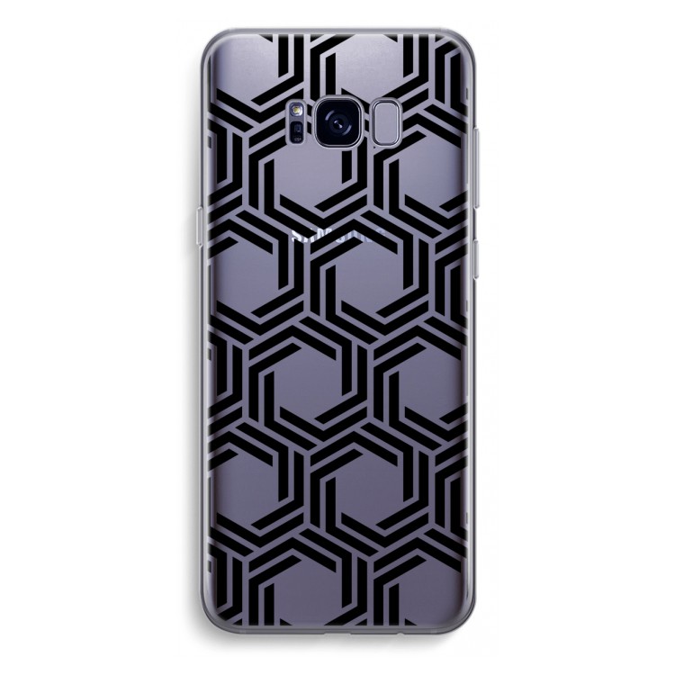 Geometrisch patroon: Samsung Galaxy S8 Plus Transparant Hoesje