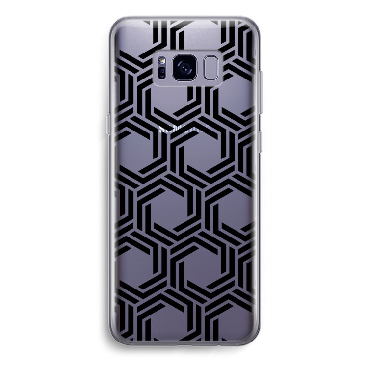Geometrisch patroon: Samsung Galaxy S8 Plus Transparant Hoesje