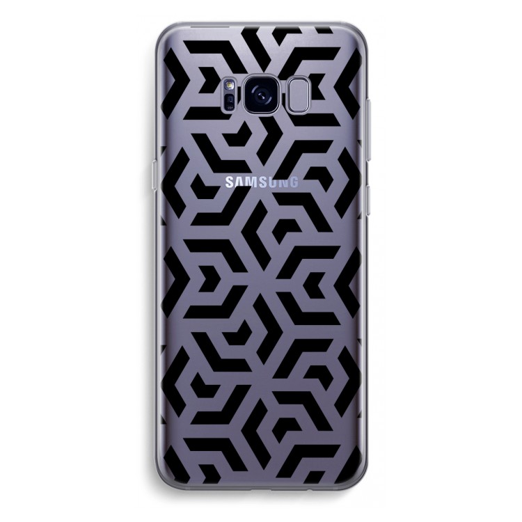 Crazy pattern: Samsung Galaxy S8 Plus Transparant Hoesje