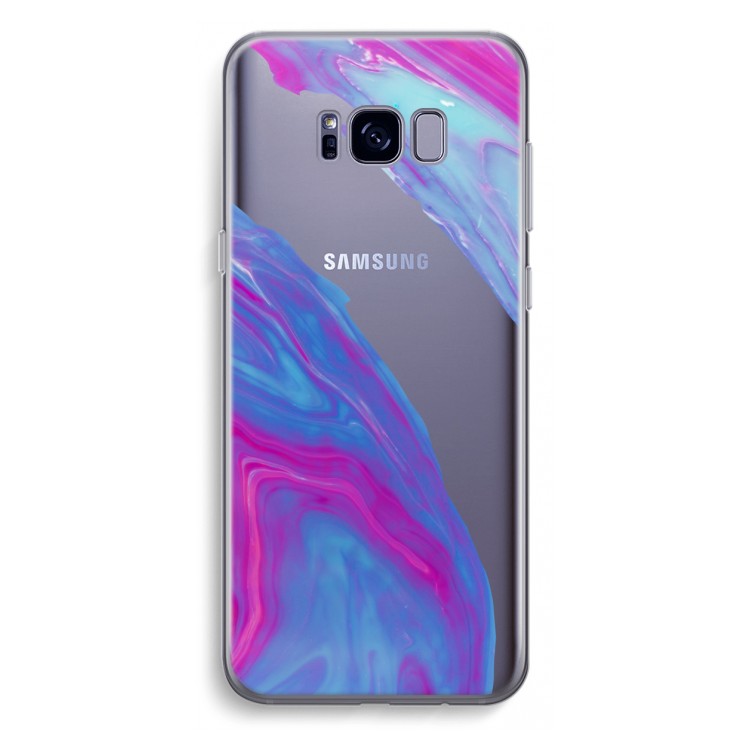 Zweverige regenboog: Samsung Galaxy S8 Plus Transparant Hoesje