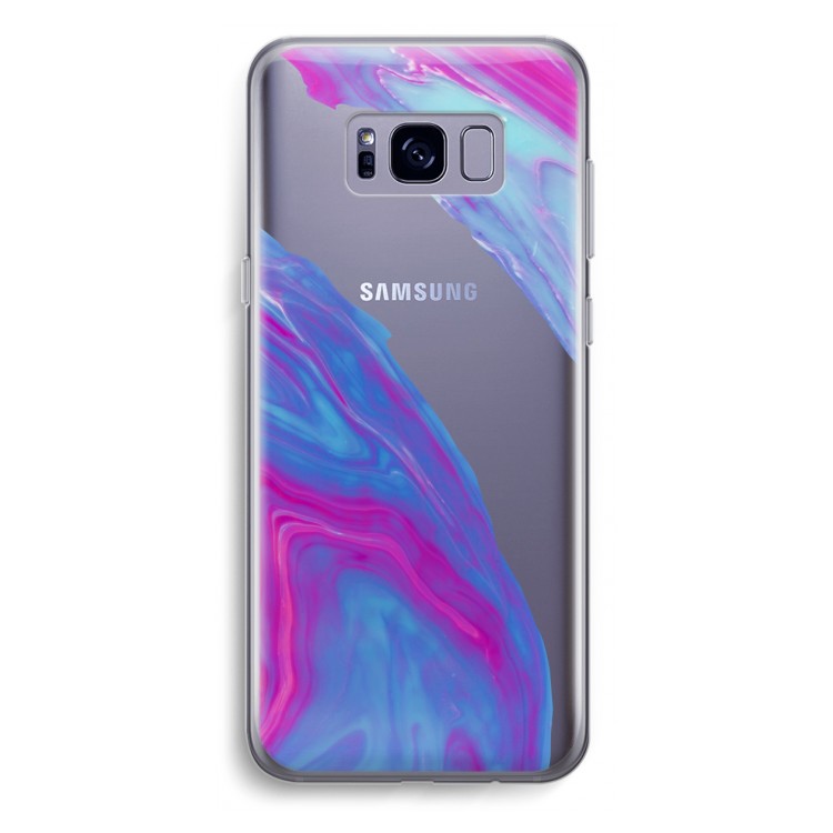 Zweverige regenboog: Samsung Galaxy S8 Plus Transparant Hoesje