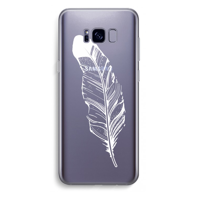 Pluim: Samsung Galaxy S8 Plus Transparant Hoesje