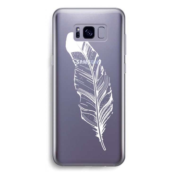 Pluim: Samsung Galaxy S8 Plus Transparant Hoesje