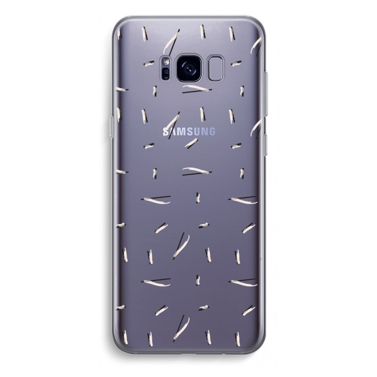 Hipster stripes: Samsung Galaxy S8 Plus Transparant Hoesje
