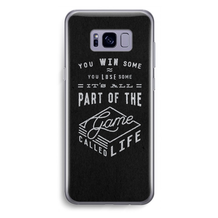 Life: Samsung Galaxy S8 Plus Transparant Hoesje