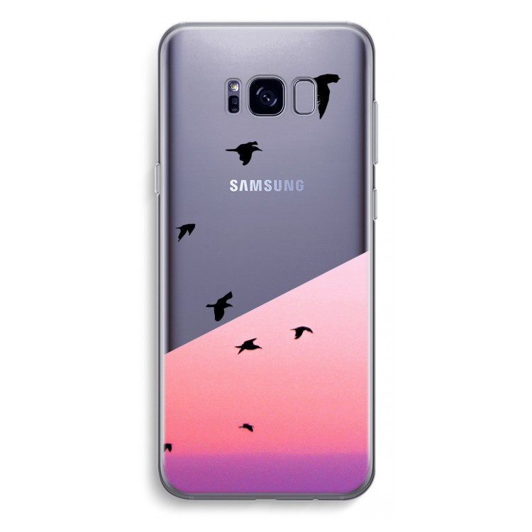 Fly away: Samsung Galaxy S8 Plus Transparant Hoesje