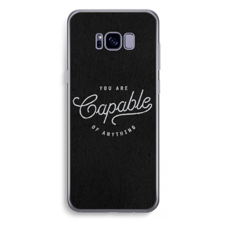 Capable: Samsung Galaxy S8 Plus Transparant Hoesje