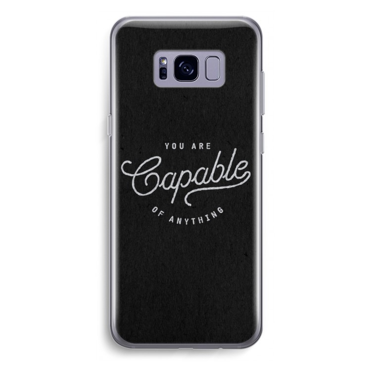 Capable: Samsung Galaxy S8 Plus Transparant Hoesje