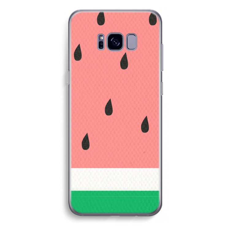 Watermeloen: Samsung Galaxy S8 Plus Transparant Hoesje