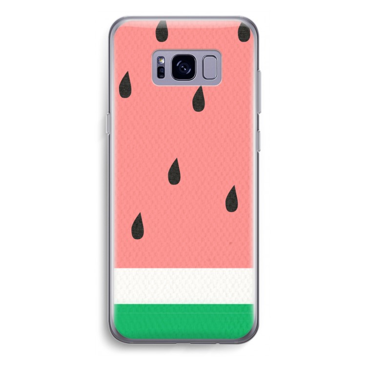 Watermeloen: Samsung Galaxy S8 Plus Transparant Hoesje