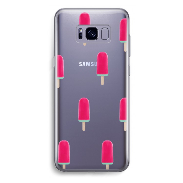 Waterijsje: Samsung Galaxy S8 Plus Transparant Hoesje