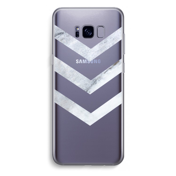 Marmeren pijlen: Samsung Galaxy S8 Plus Transparant Hoesje