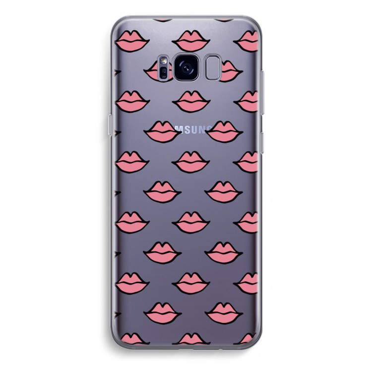 Lipjes: Samsung Galaxy S8 Plus Transparant Hoesje