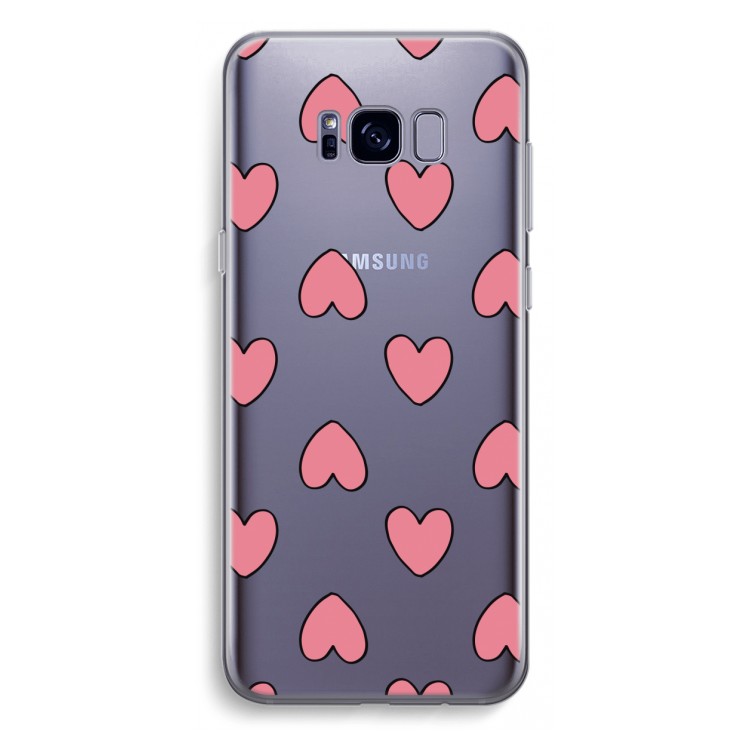 Ondersteboven verliefd: Samsung Galaxy S8 Plus Transparant Hoesje