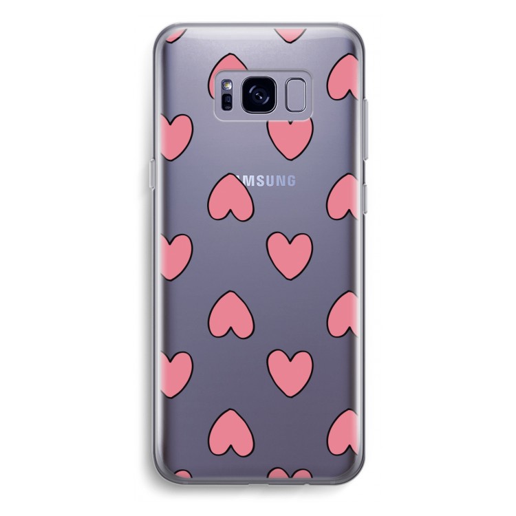 Ondersteboven verliefd: Samsung Galaxy S8 Plus Transparant Hoesje