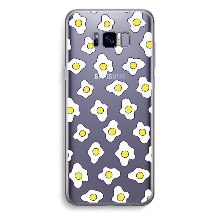 Spiegeleitjes: Samsung Galaxy S8 Plus Transparant Hoesje