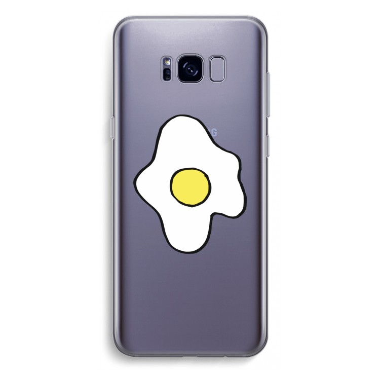 Spiegelei: Samsung Galaxy S8 Plus Transparant Hoesje