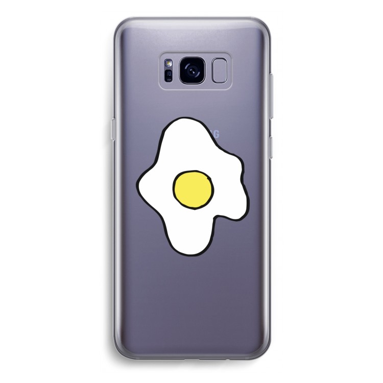 Spiegelei: Samsung Galaxy S8 Plus Transparant Hoesje