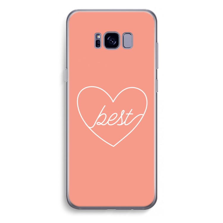 Best heart: Samsung Galaxy S8 Plus Transparant Hoesje