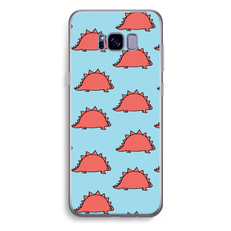 Dinosawrr: Samsung Galaxy S8 Plus Transparant Hoesje