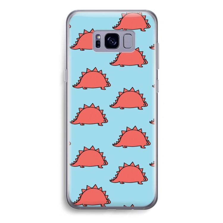 Dinosawrr: Samsung Galaxy S8 Plus Transparant Hoesje