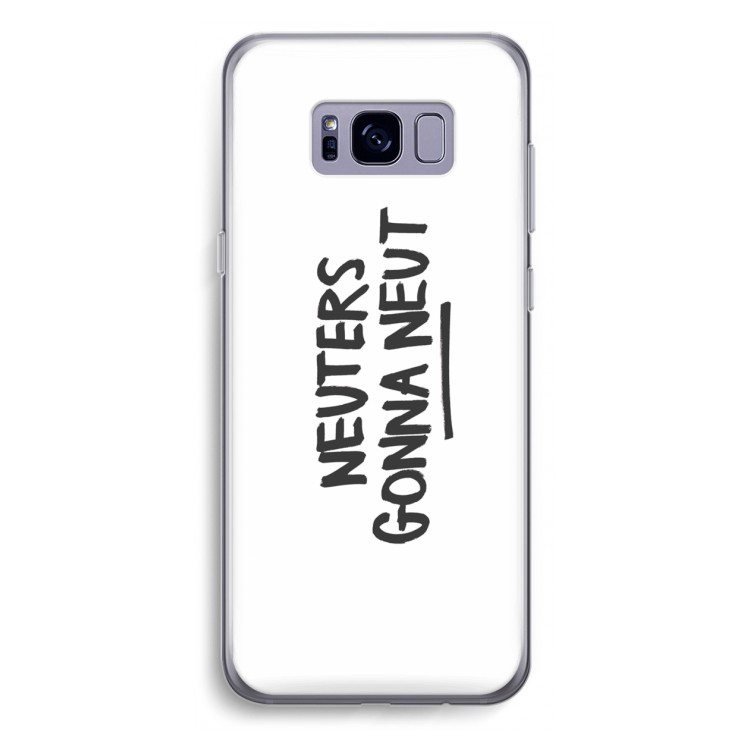 Neuters: Samsung Galaxy S8 Plus Transparant Hoesje