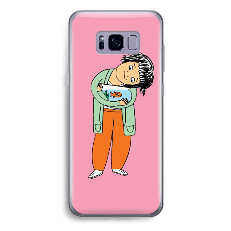Visknuffel: Samsung Galaxy S8 Plus Transparant Hoesje