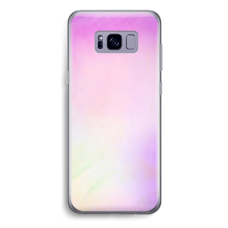 Flow mist pastel: Samsung Galaxy S8 Plus Transparant Hoesje