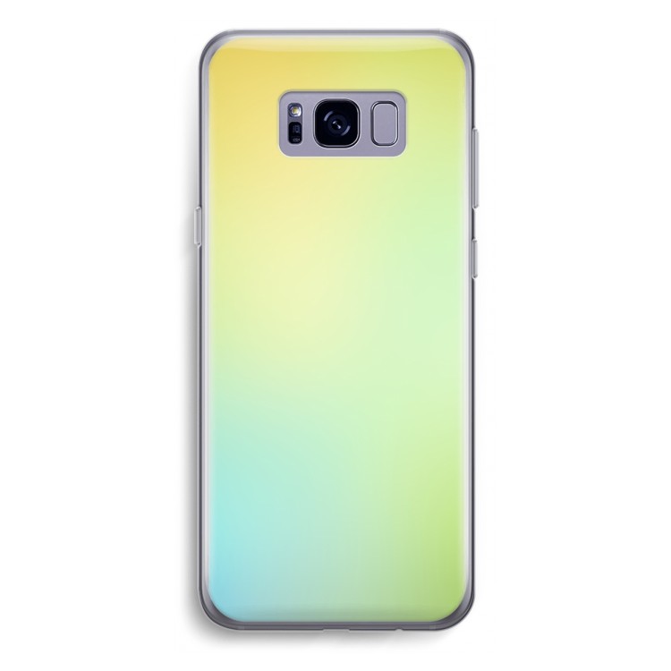 Minty mist pastel: Samsung Galaxy S8 Plus Transparant Hoesje