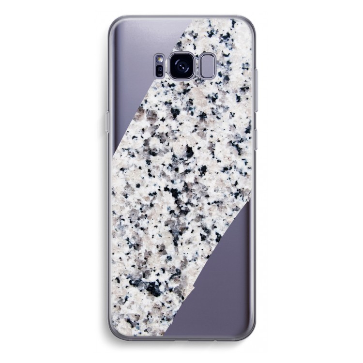 Gespikkelde marmer: Samsung Galaxy S8 Plus Transparant Hoesje