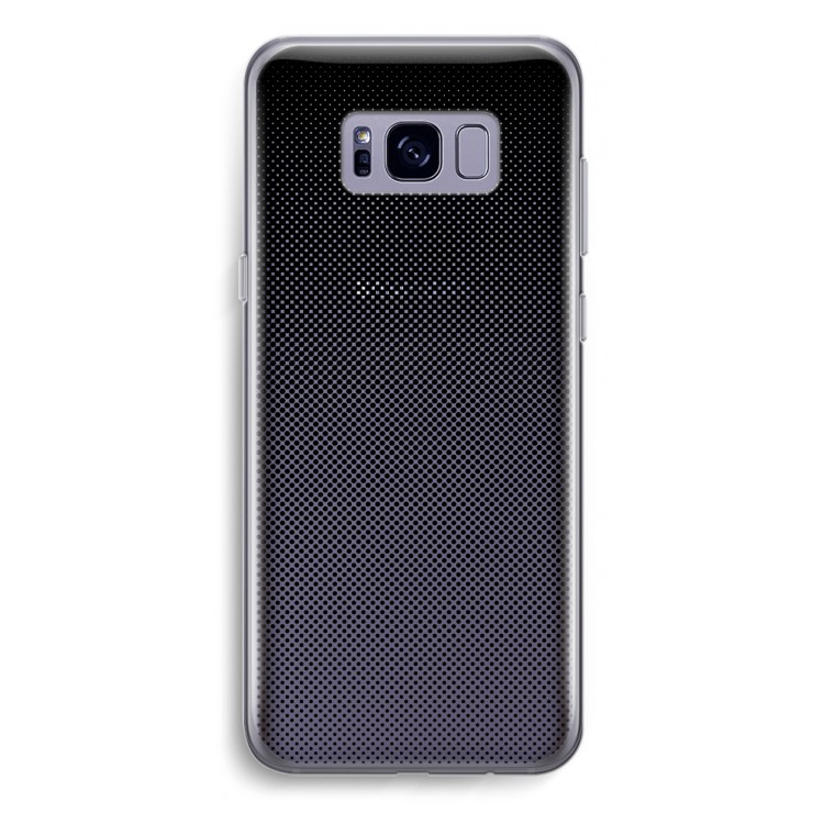 Musketon Halftone: Samsung Galaxy S8 Plus Transparant Hoesje
