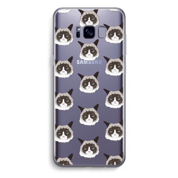 It's a Purrr Case: Samsung Galaxy S8 Plus Transparant Hoesje