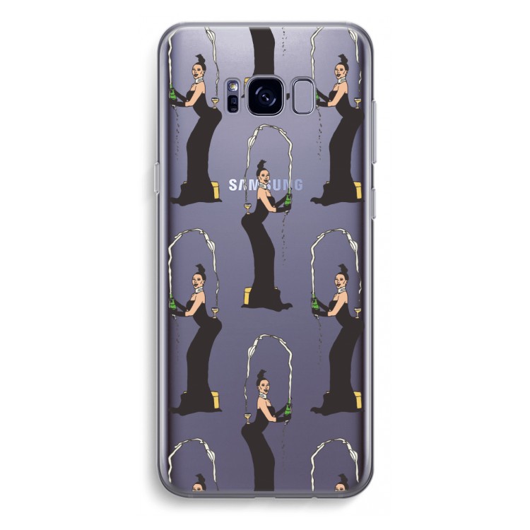 Pop Some Kim: Samsung Galaxy S8 Plus Transparant Hoesje