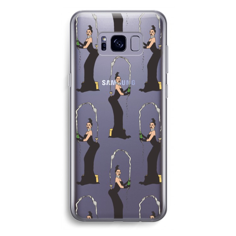 Pop Some Kim: Samsung Galaxy S8 Plus Transparant Hoesje