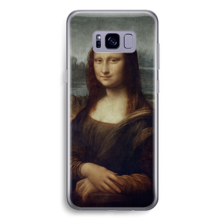 Mona Lisa: Samsung Galaxy S8 Plus Transparant Hoesje