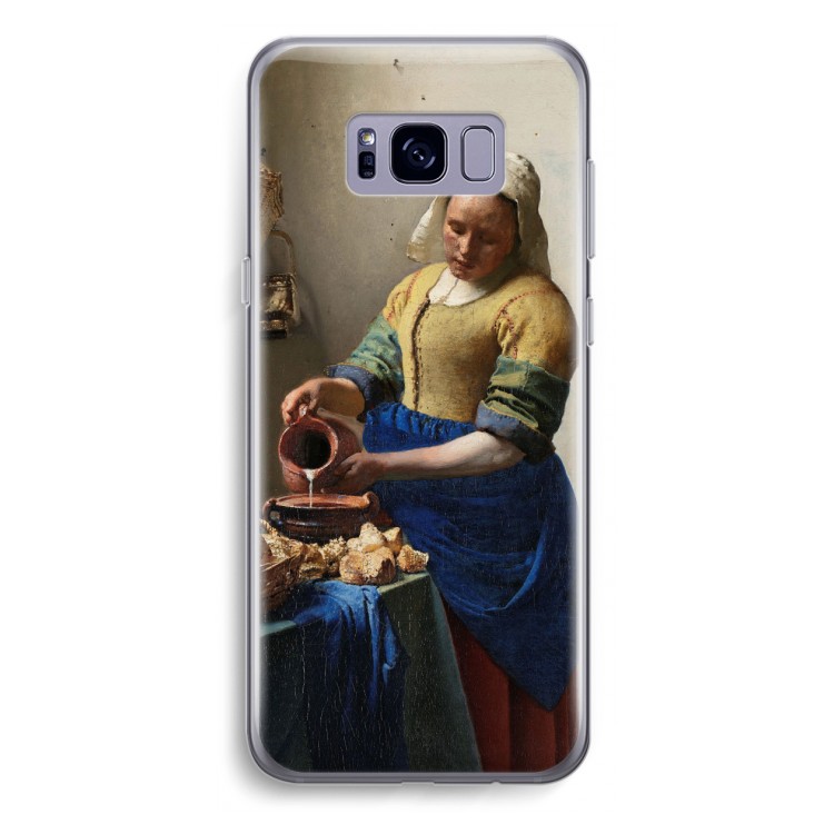The Milkmaid: Samsung Galaxy S8 Plus Transparant Hoesje