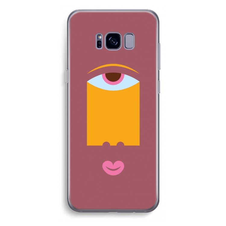 Mono V: Samsung Galaxy S8 Plus Transparant Hoesje