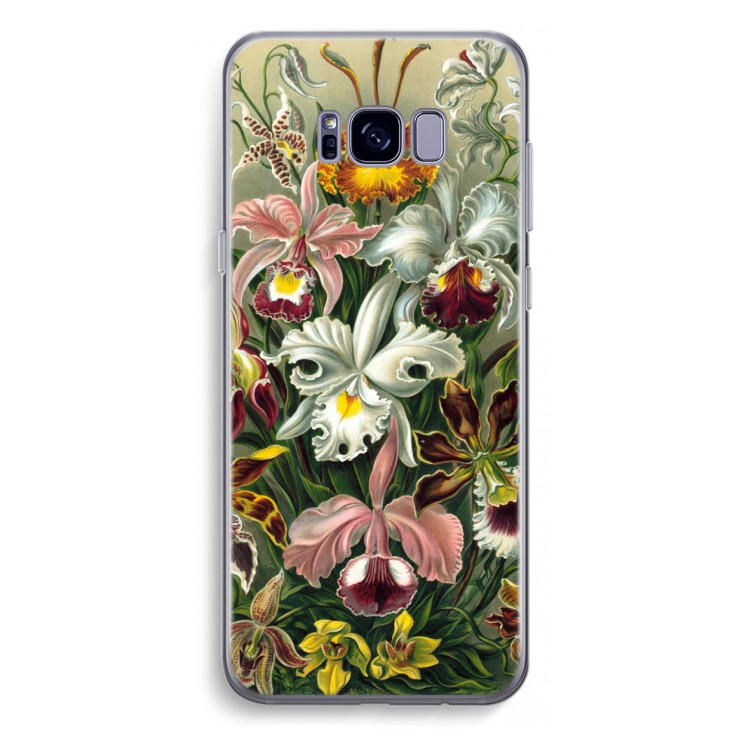 Haeckel Orchidae: Samsung Galaxy S8 Plus Transparant Hoesje