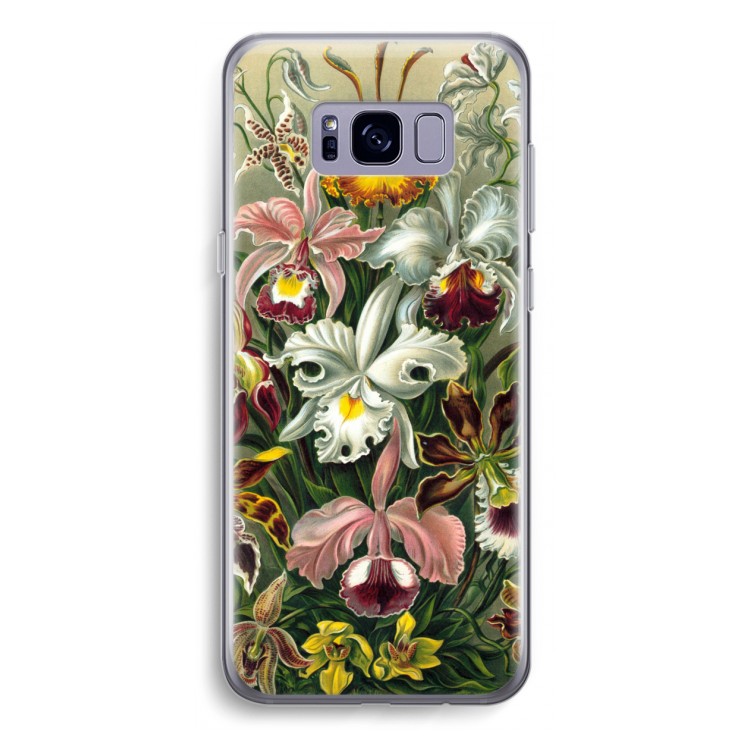 Haeckel Orchidae: Samsung Galaxy S8 Plus Transparant Hoesje