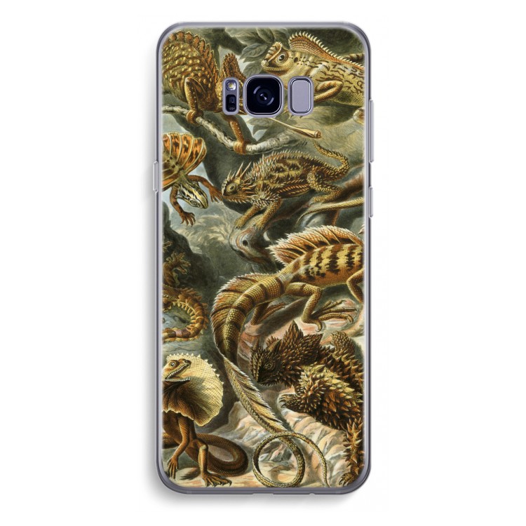 Haeckel Lacertilia: Samsung Galaxy S8 Plus Transparant Hoesje