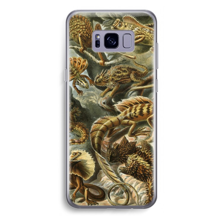 Haeckel Lacertilia: Samsung Galaxy S8 Plus Transparant Hoesje