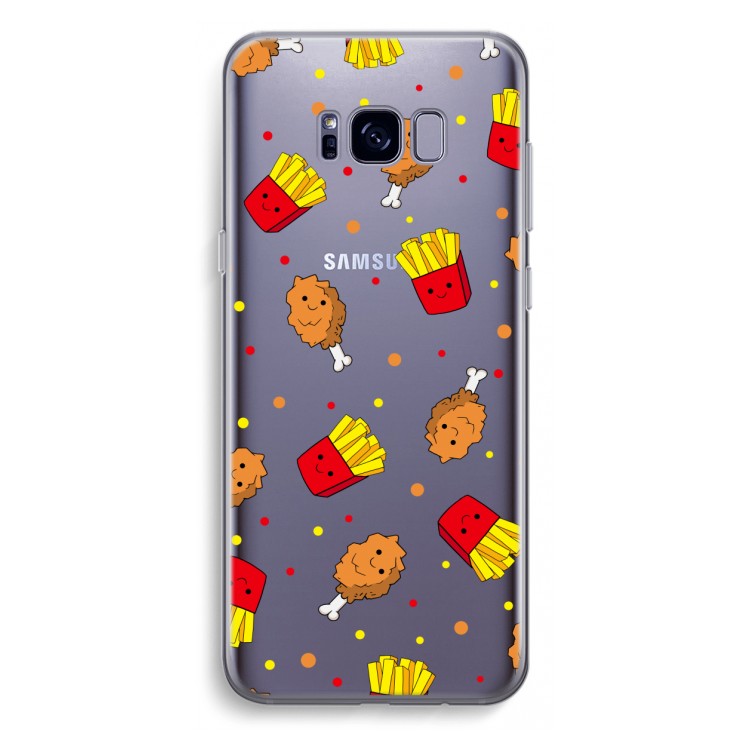 Chicken 'n Fries: Samsung Galaxy S8 Plus Transparant Hoesje