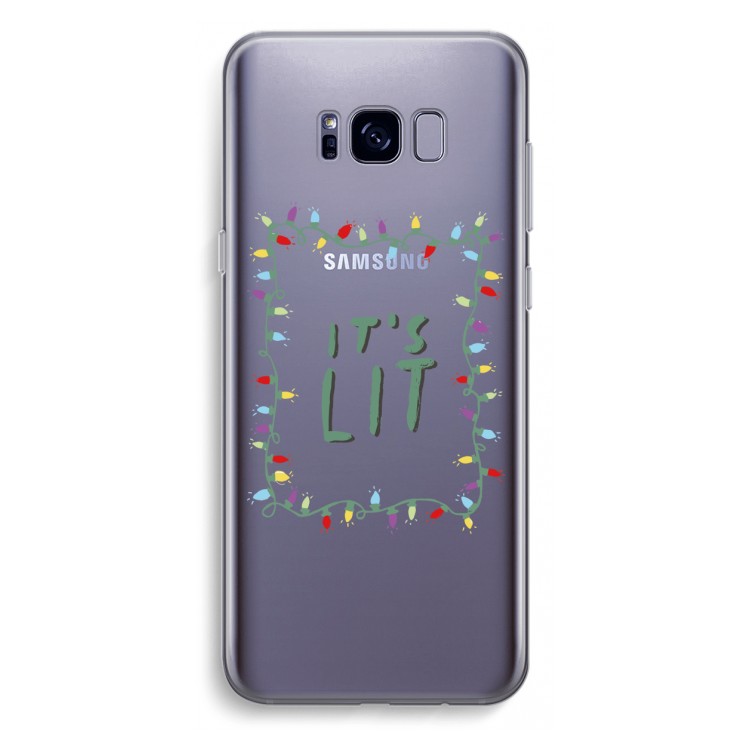 It's Lit: Samsung Galaxy S8 Plus Transparant Hoesje