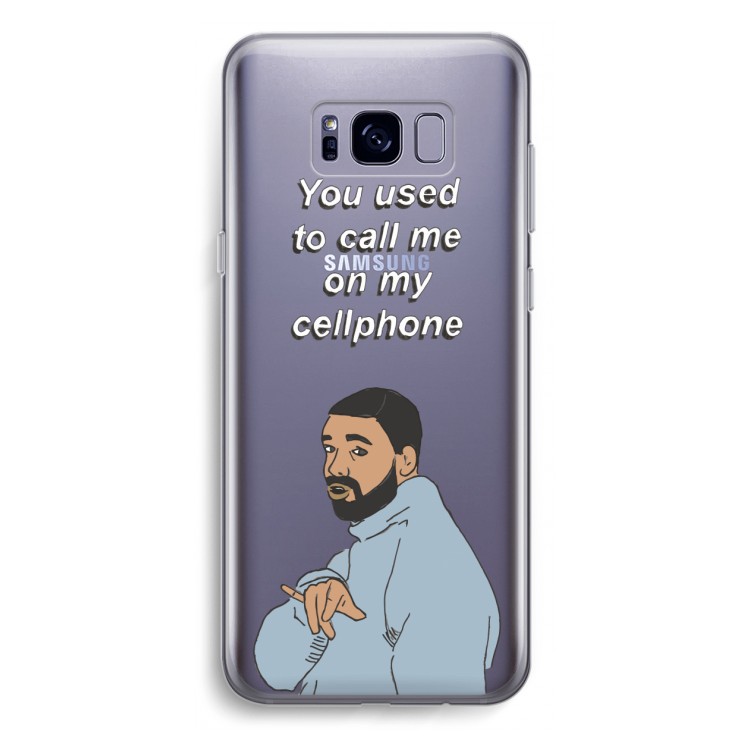 Hotline bling: Samsung Galaxy S8 Plus Transparant Hoesje