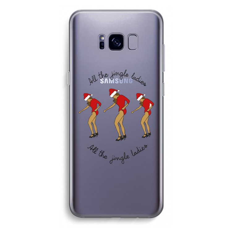 Jingle Ladies: Samsung Galaxy S8 Plus Transparant Hoesje