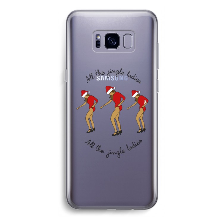 Jingle Ladies: Samsung Galaxy S8 Plus Transparant Hoesje