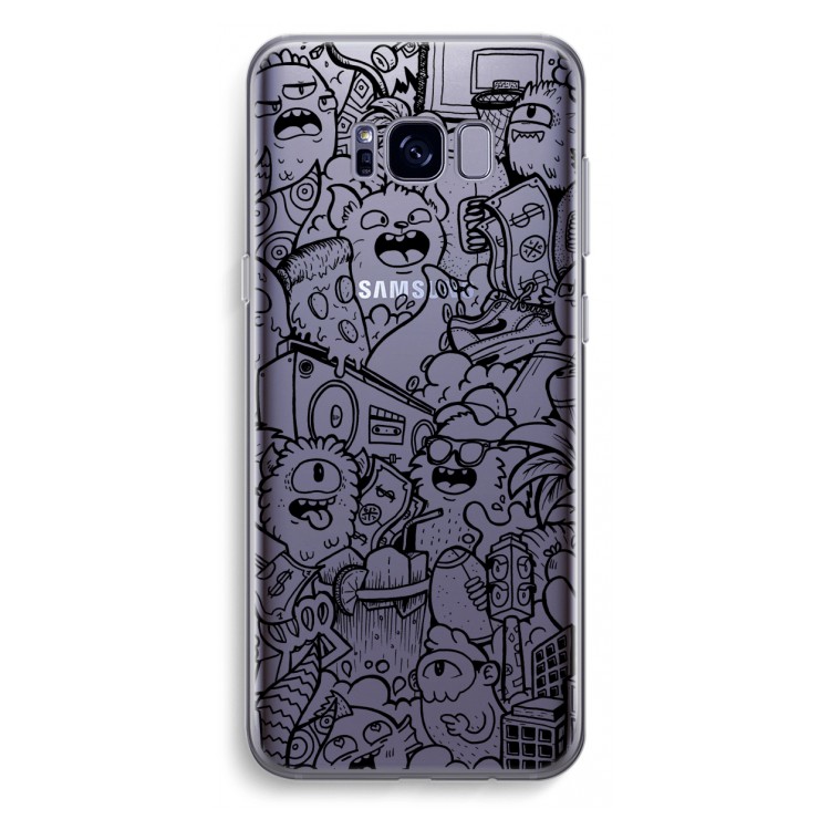 Vexx Black City : Samsung Galaxy S8 Plus Transparant Hoesje